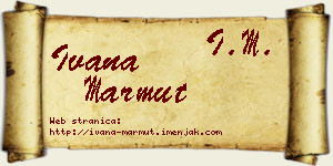 Ivana Marmut vizit kartica